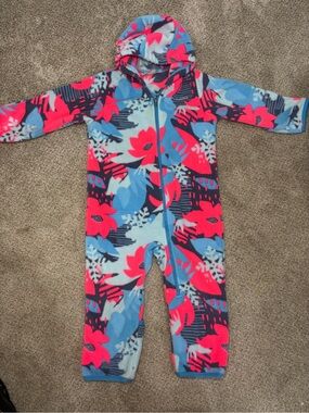 Columbia Baby Snowtop II Bunting suit "Nocturnal Scraptanical" print 18-24 month